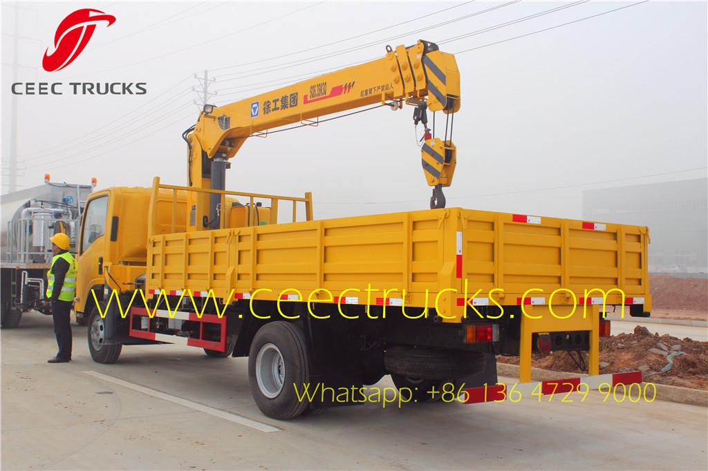 ISUZU 6.3 T truck mounted crane manufacturer supply