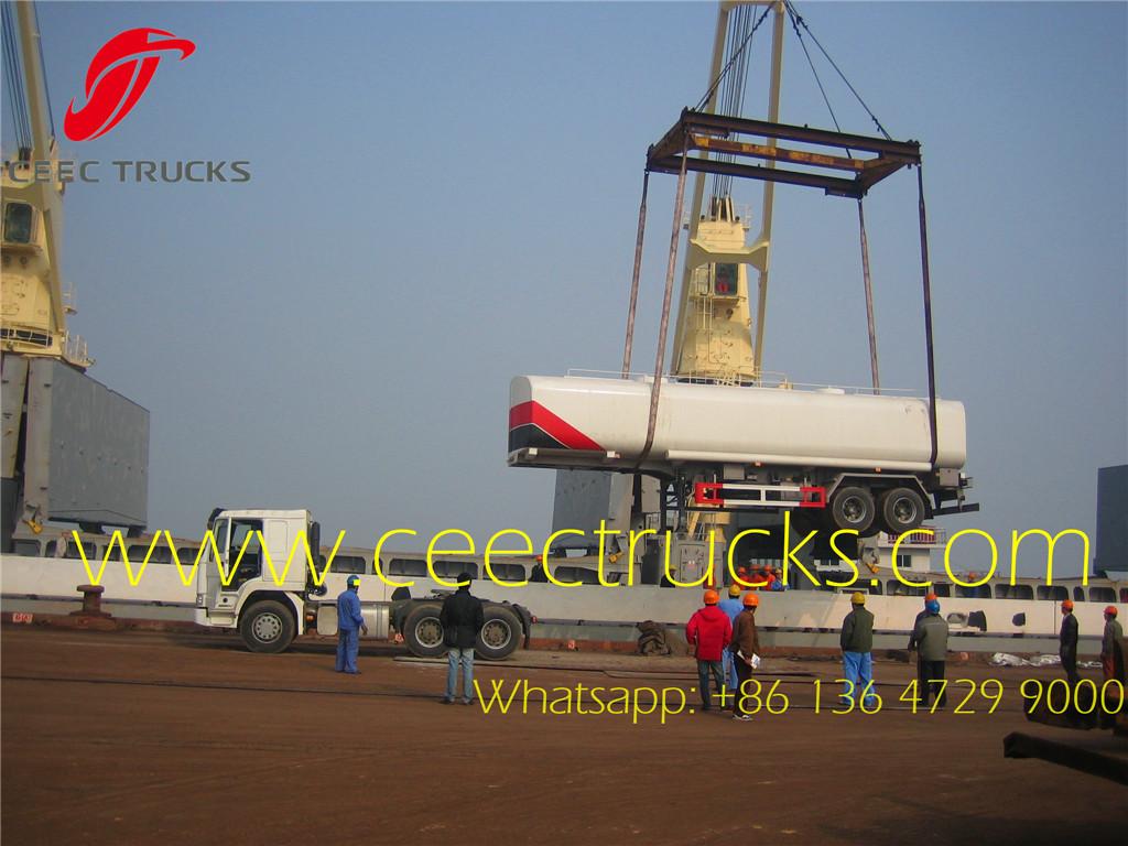 38CBM fuel tanker trailer for Cameroon