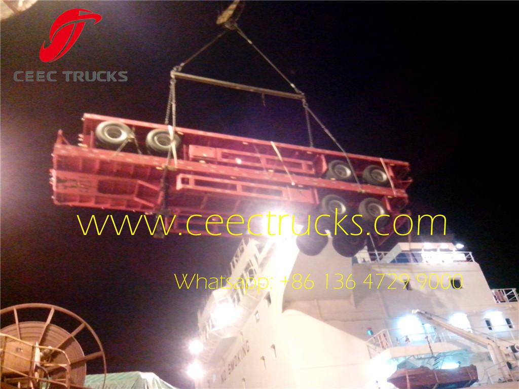 2 axle 40T bogie suspension trailers