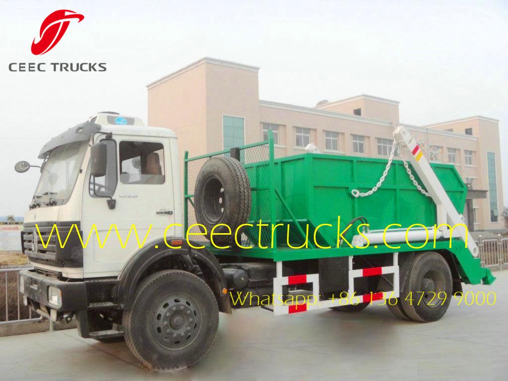 Beiben 10-12 CBM skip load trucks wholesale