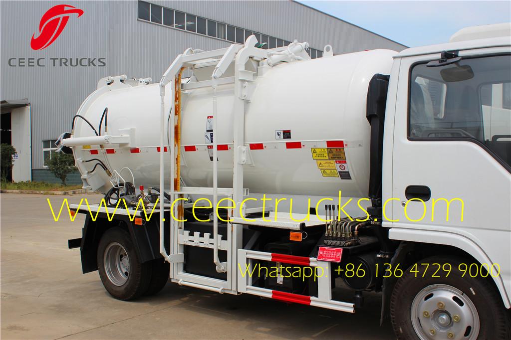 ISUZU 4-5 CBM kitchen garbage trucks price