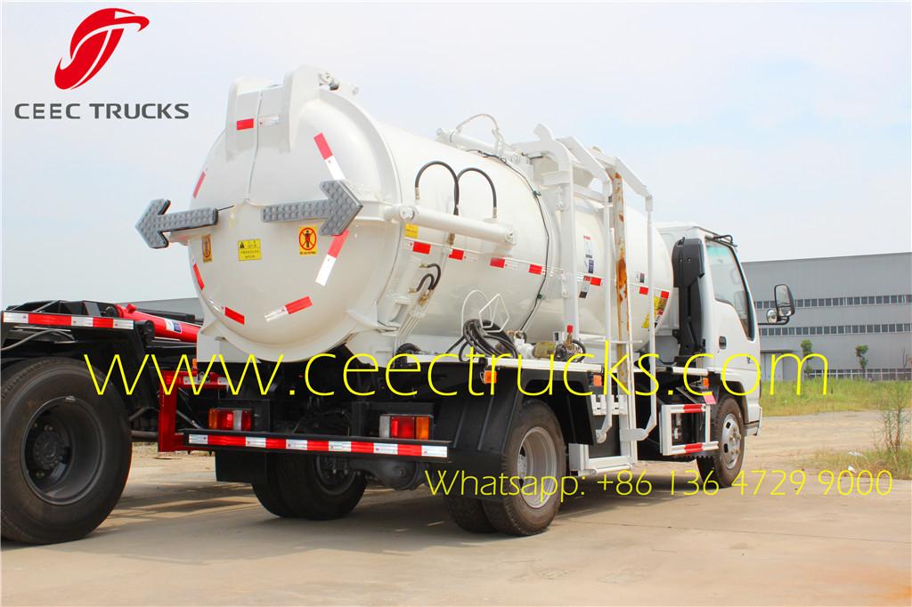 ISUZU 4-5 CBM kitchen garbage trucks price