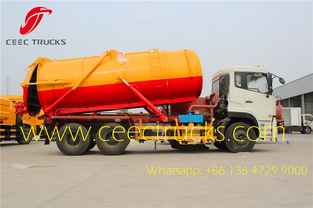 Dongfeng 18000liters vacuum suction tanker trucks