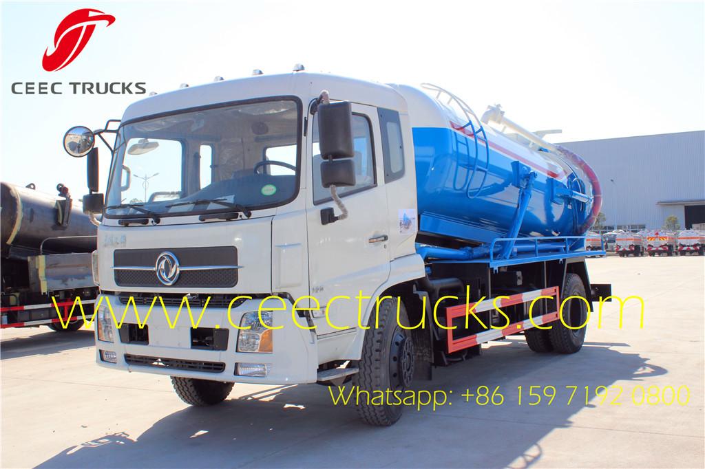 How to choose suitable dongfeng 9000liters cesspool pump truck