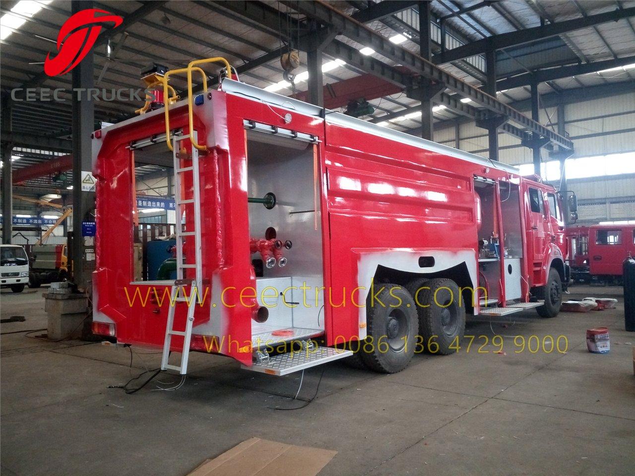 beiben 2542 fire fighting truck