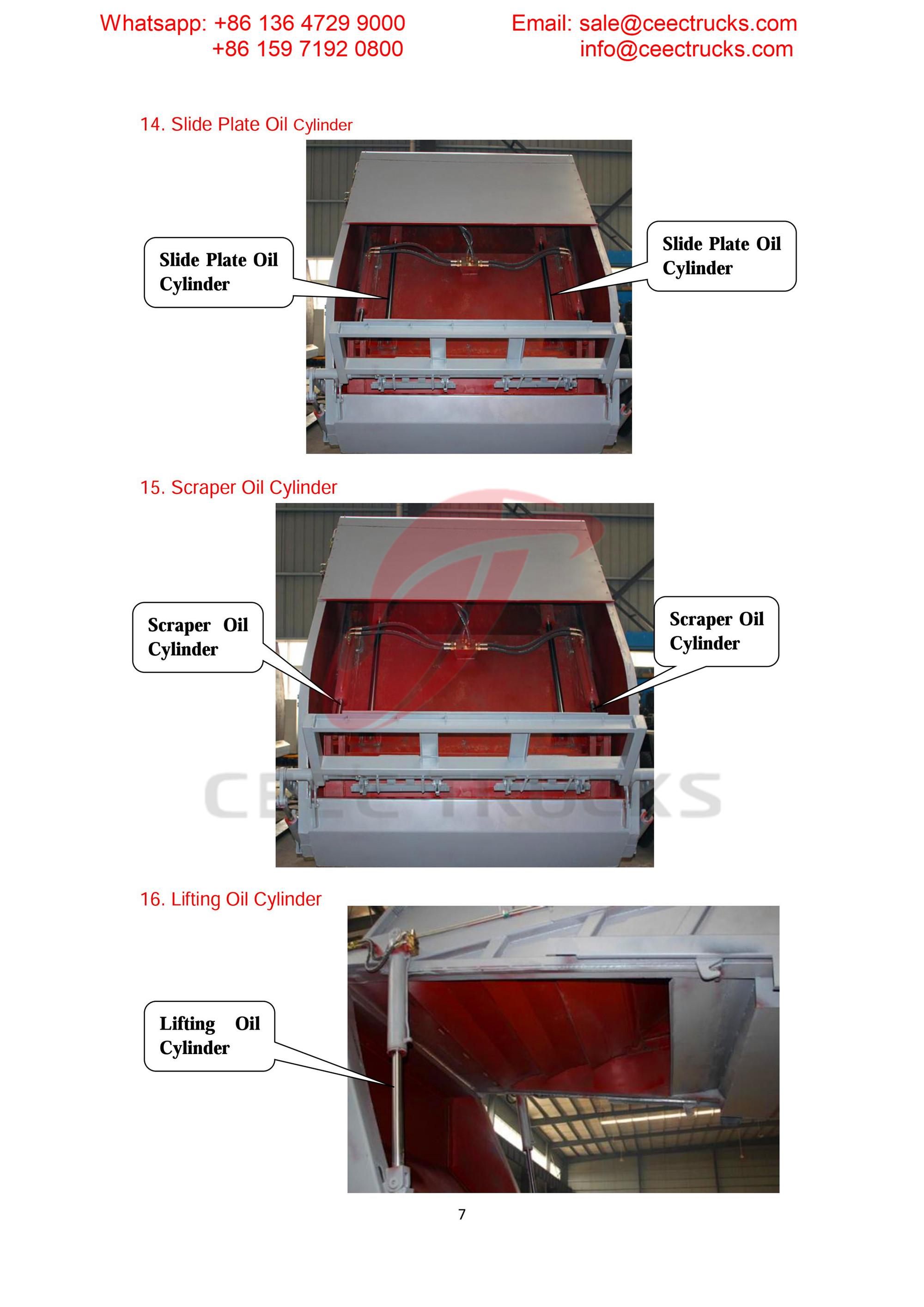 Austrial customer buy garbage compressor up body