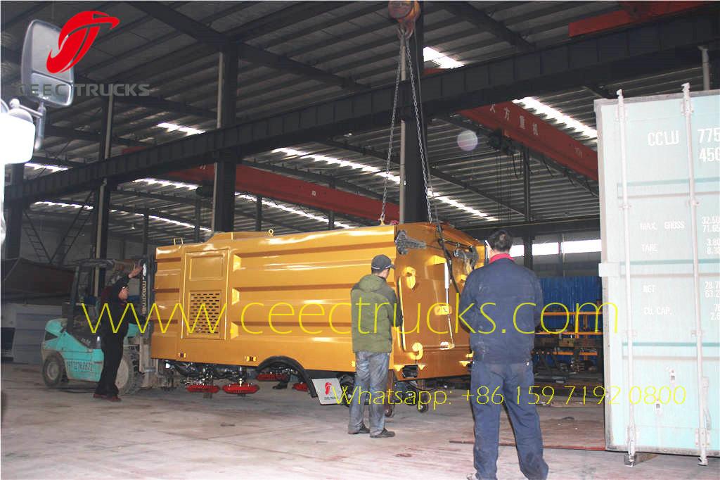 Road Sweeper Superstructure Container Delivery