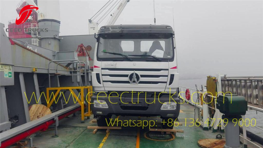 Cote d'Ivoire Beiben tractor trucks loading on bulk shipment