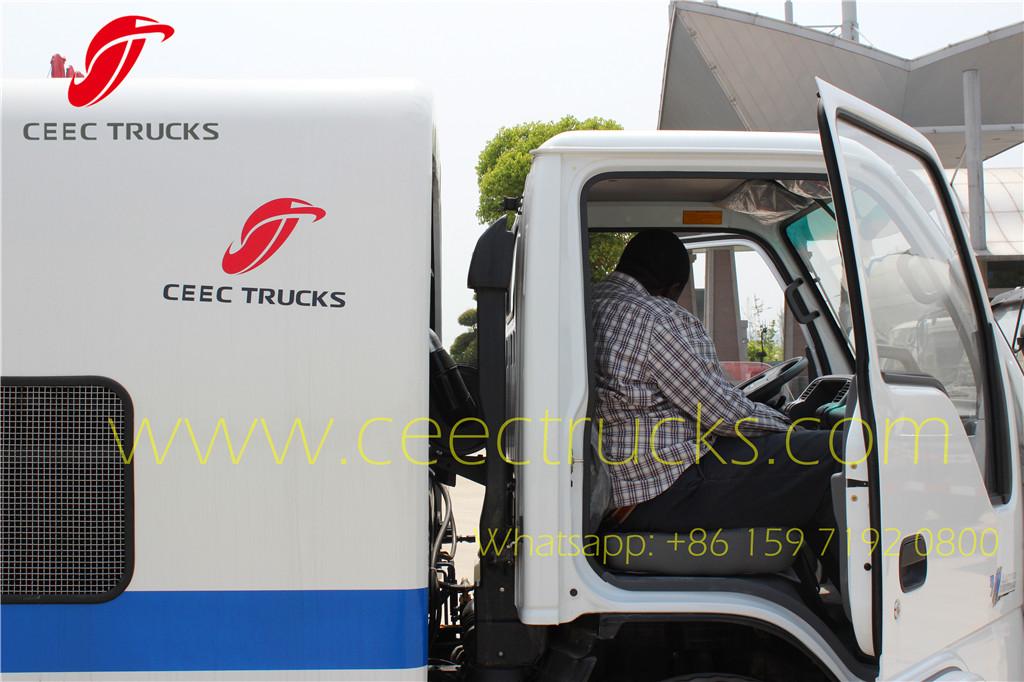 ISUZU 5cbm road sweeper truck export Nigeria