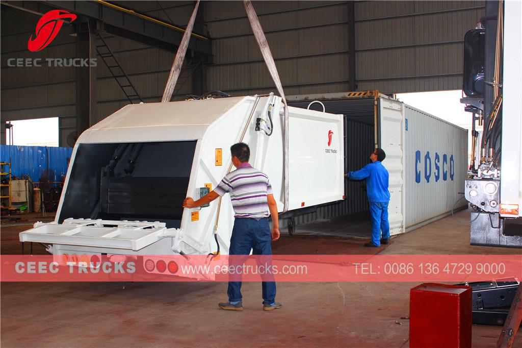 8cbm refuse compactor superstructure export Chile