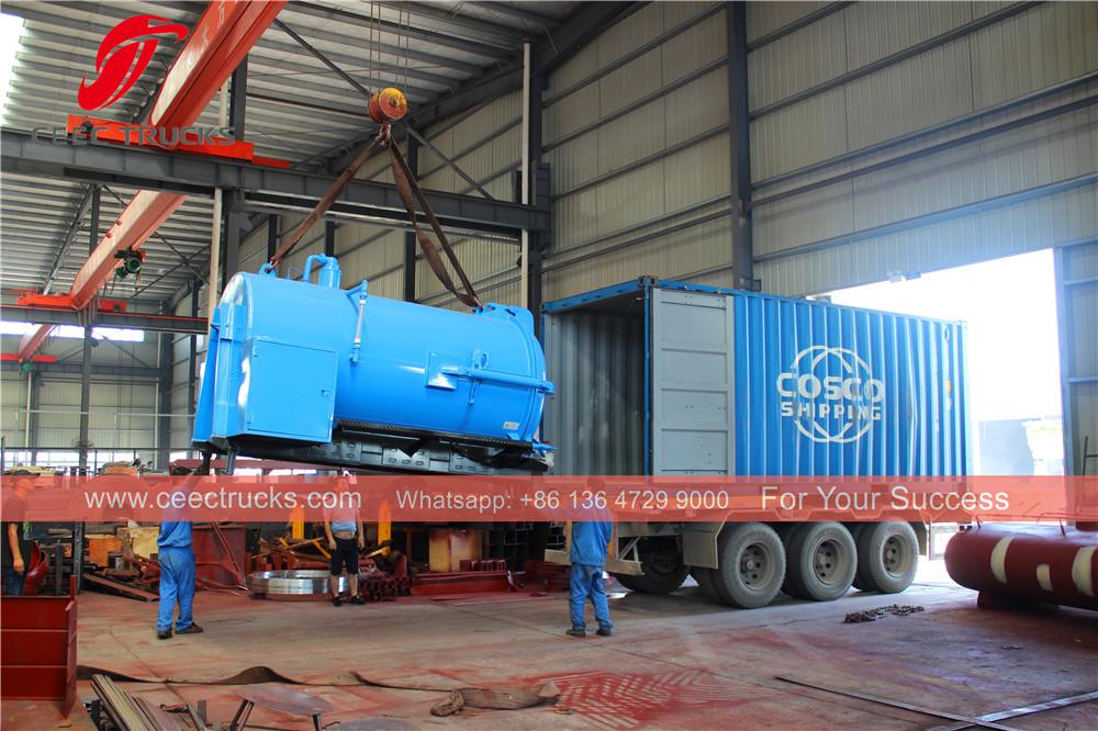 faecal suction truck