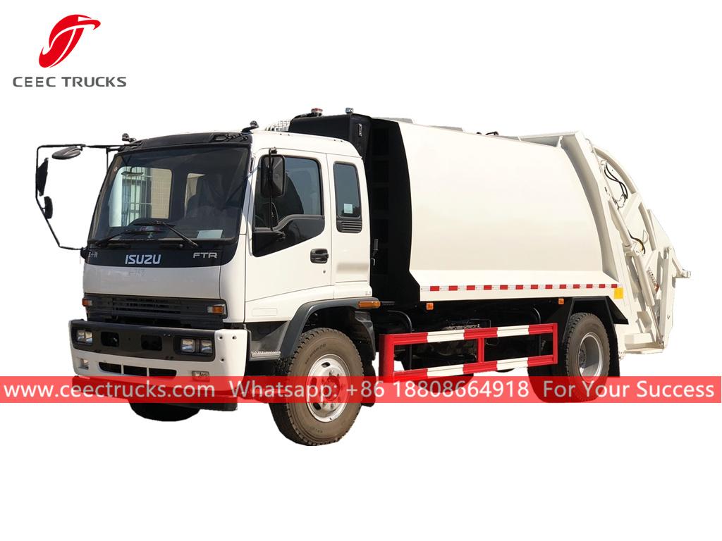 ISUZU 12CBM Refuse compression truck for sale