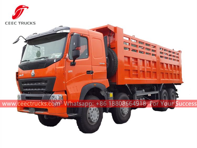 China HOWO A7 8Ã—4 dump truck