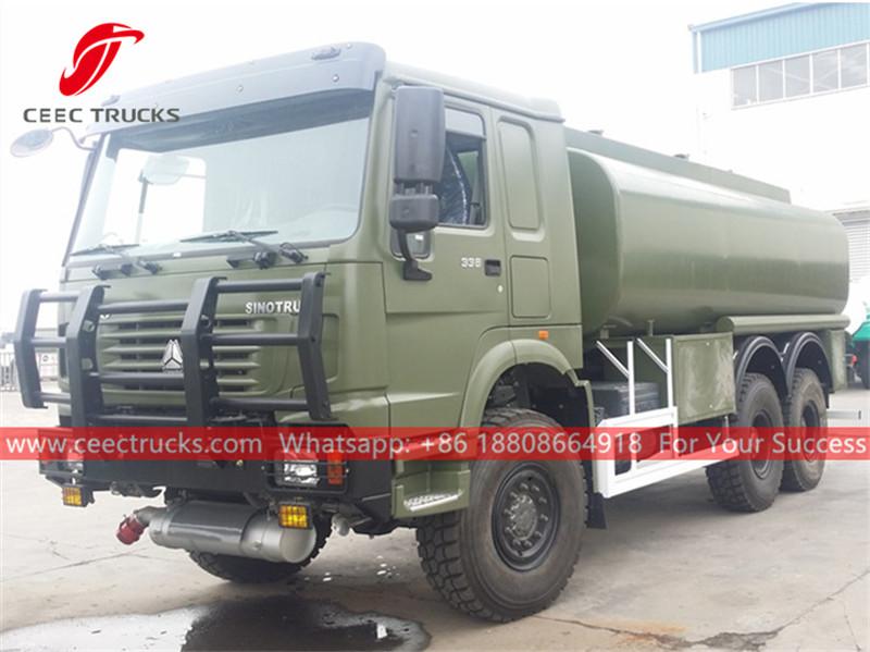 HOWO 6x6 all-wheel-drive oil truck