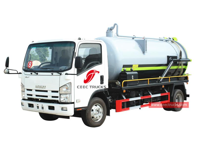 ISUZU 4Ã—2 sewage suction truck