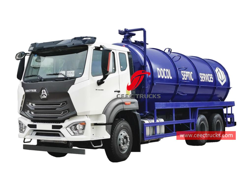 SINOTRUK 6Ã—4 septic tanker truck