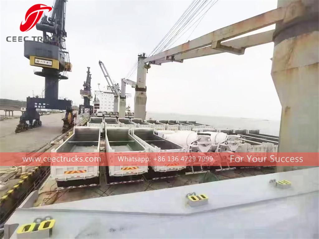 SHACMAN 30T and 50T dump truck export to Africa Guinea SHACMAN 30T and 50T dump truck export to Africa Guinea