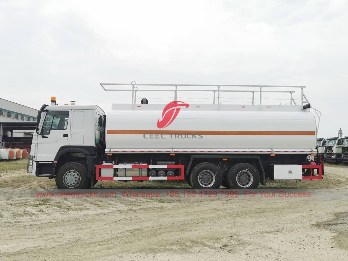 HOWO 6Ã—4 diesel tanker truck