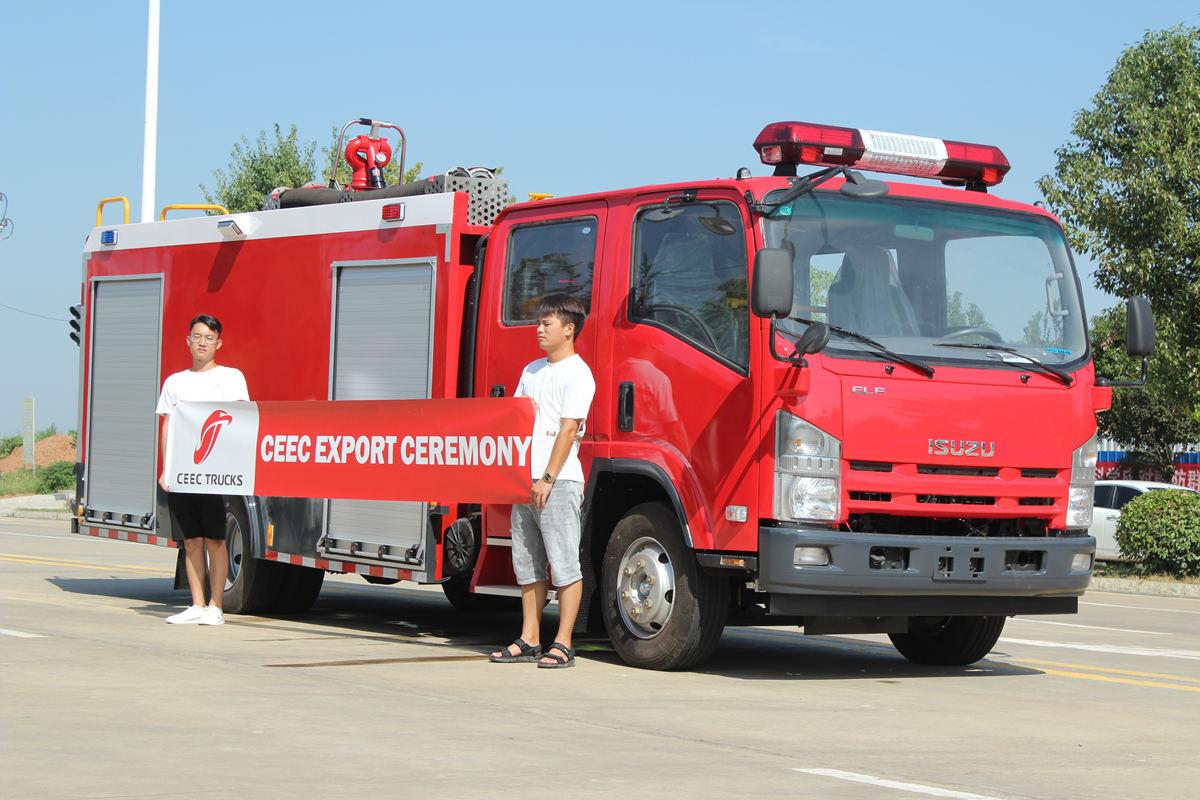 ISUZU 4Ã—2 fire rescue truck