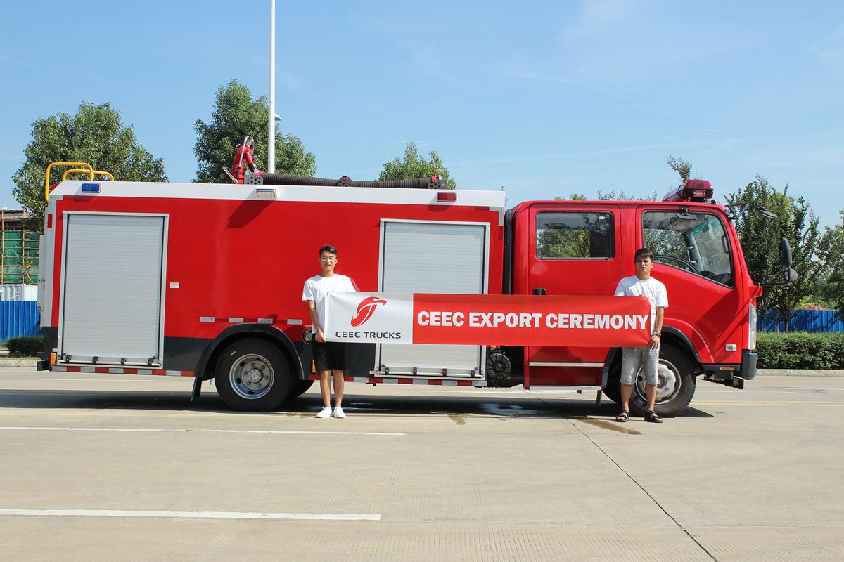 ISUZU 4Ã—2 fire engine for export