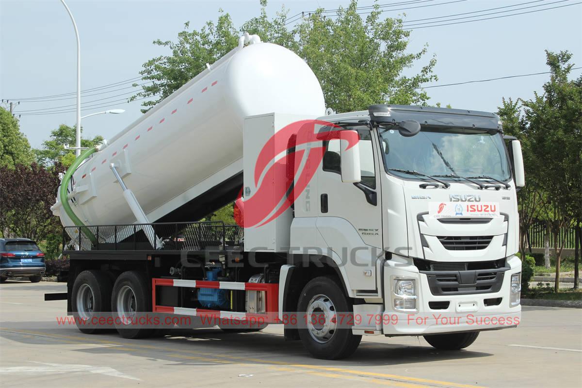 Best-selling ISUZU GIGA 12CBM vacuum suction truck