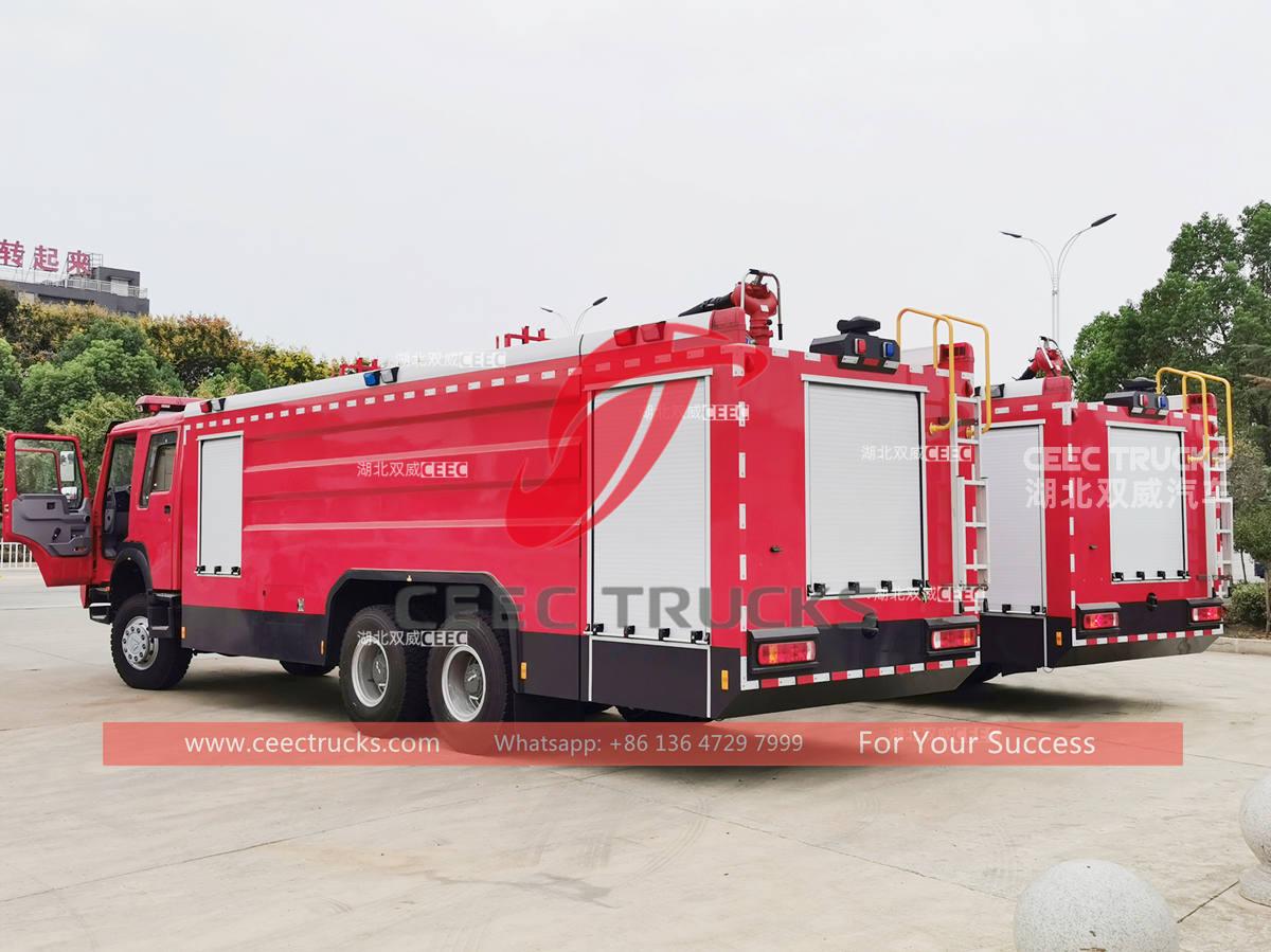 Brand new SINOTRUK HOWO 6Ã—6 fire rescue truck firefighting apparatus for sale