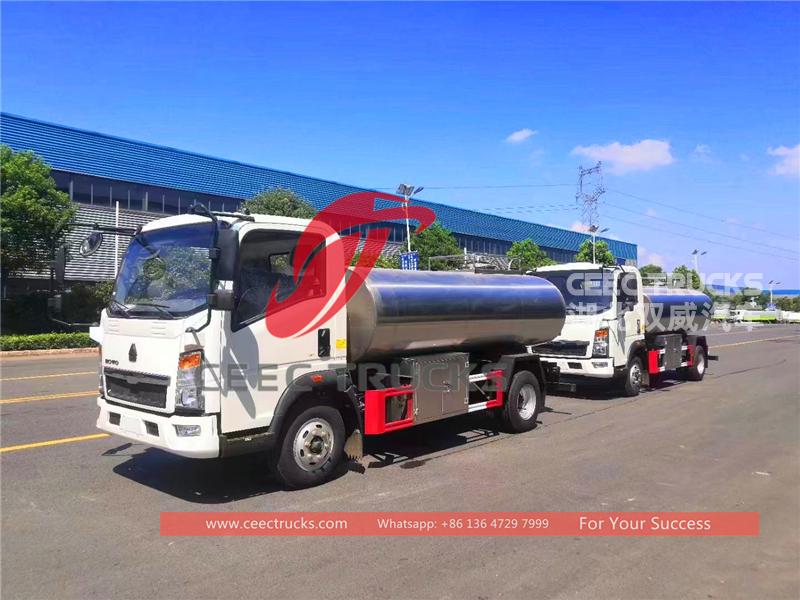 howo fuel tanker truck