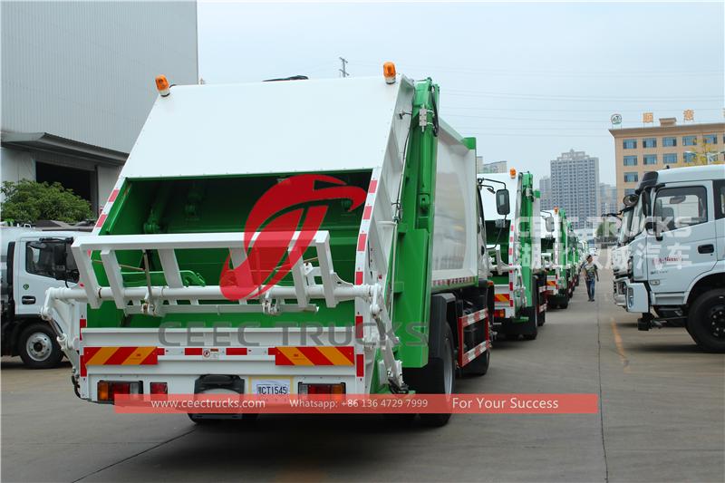 isuzu garbage compactor truck