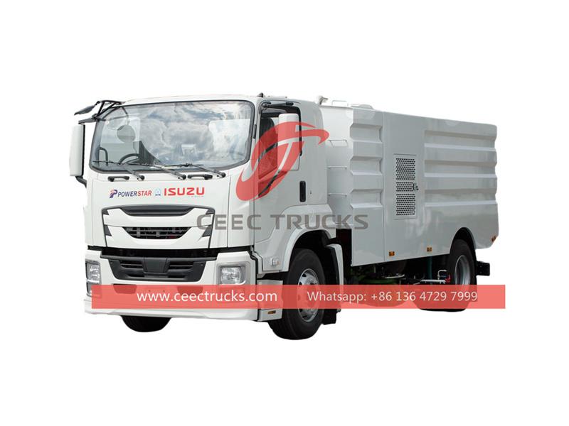 Isuzu airport sweeper truck