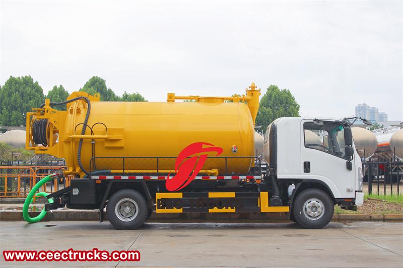 Isuzu NPR septic tanker truck