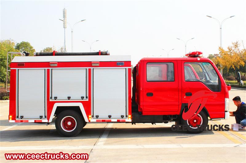 Isuzu ELF double row fire engine