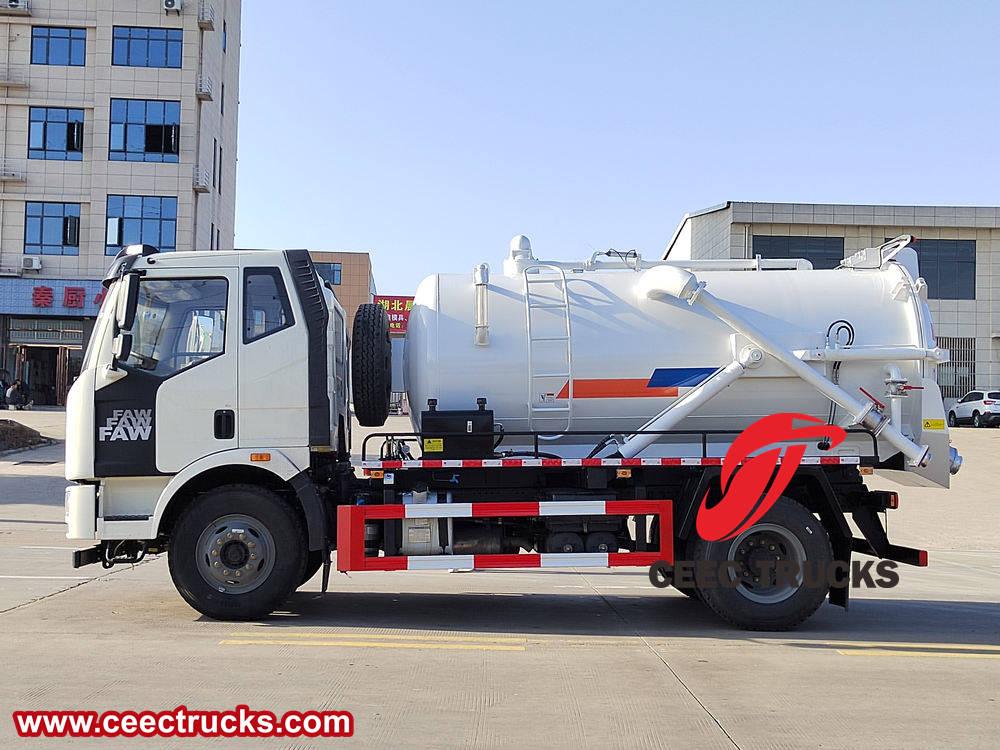 FAW waste pump truck