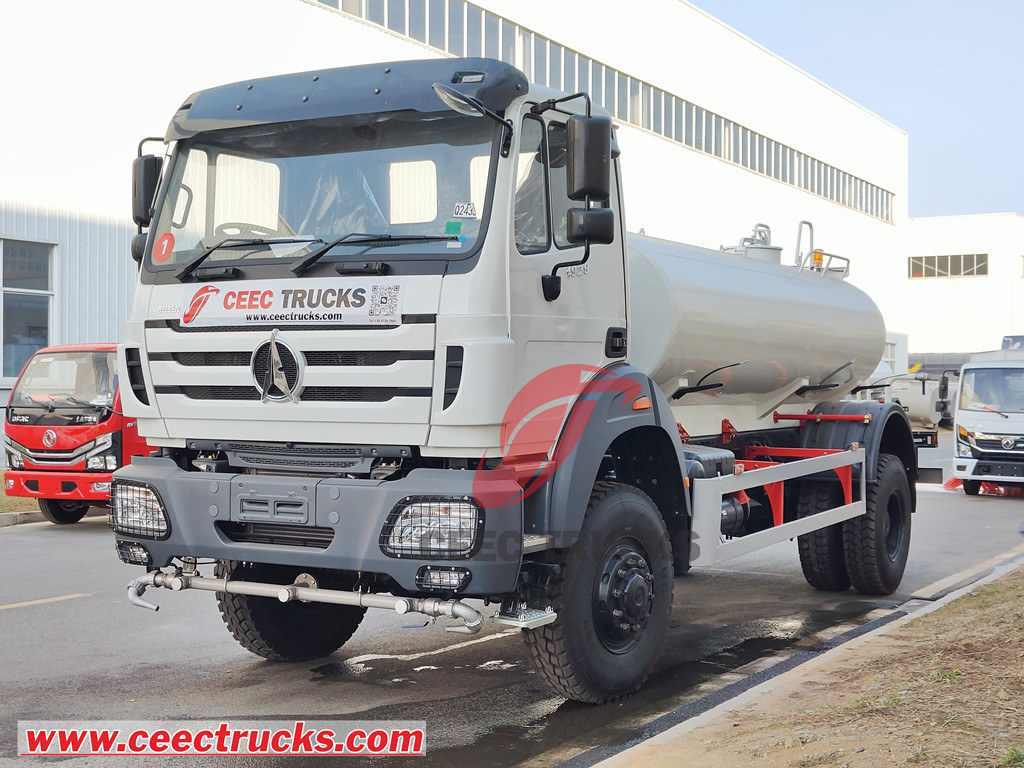 Beiben 4x4 offroad water bowser
