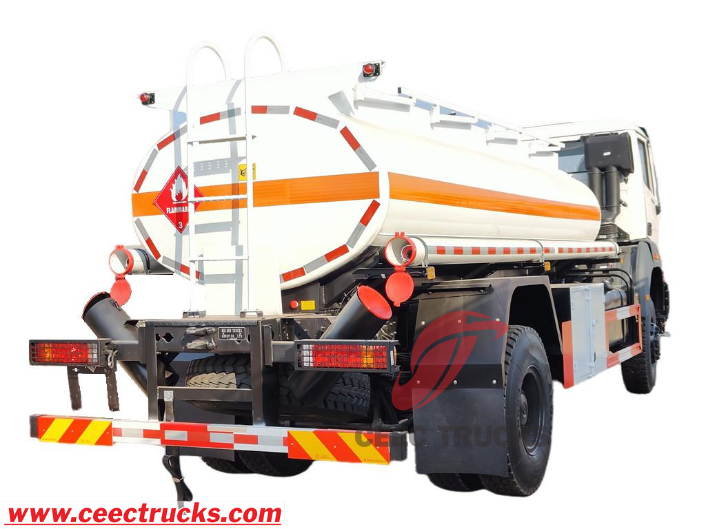 Beiben 8000L fuel tanker truck