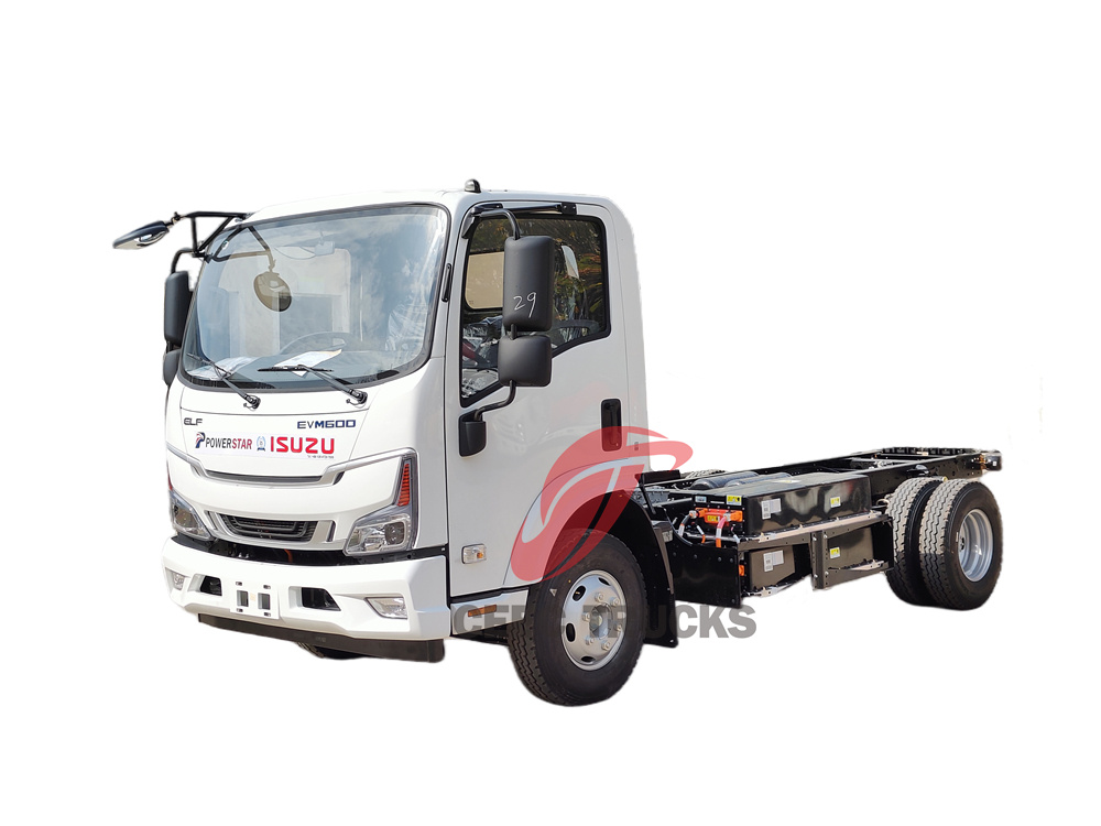 Isuzu electricity EV cargo truck chassis