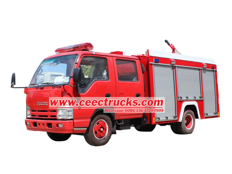 ISUZU NKR water & nitrogen gas fire truck