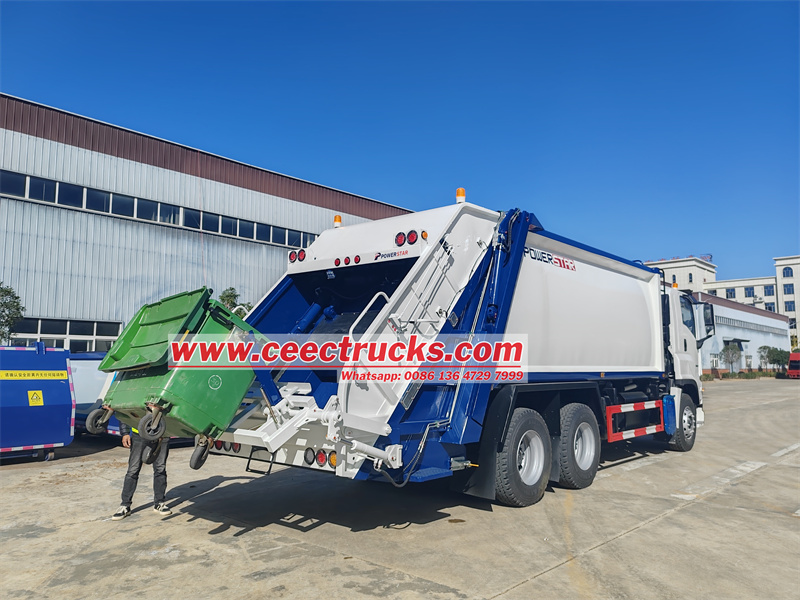 ISUZU GIGA 6X4 garbage compactor truck