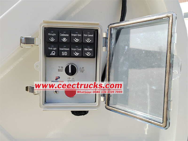 Tailgate electric control box