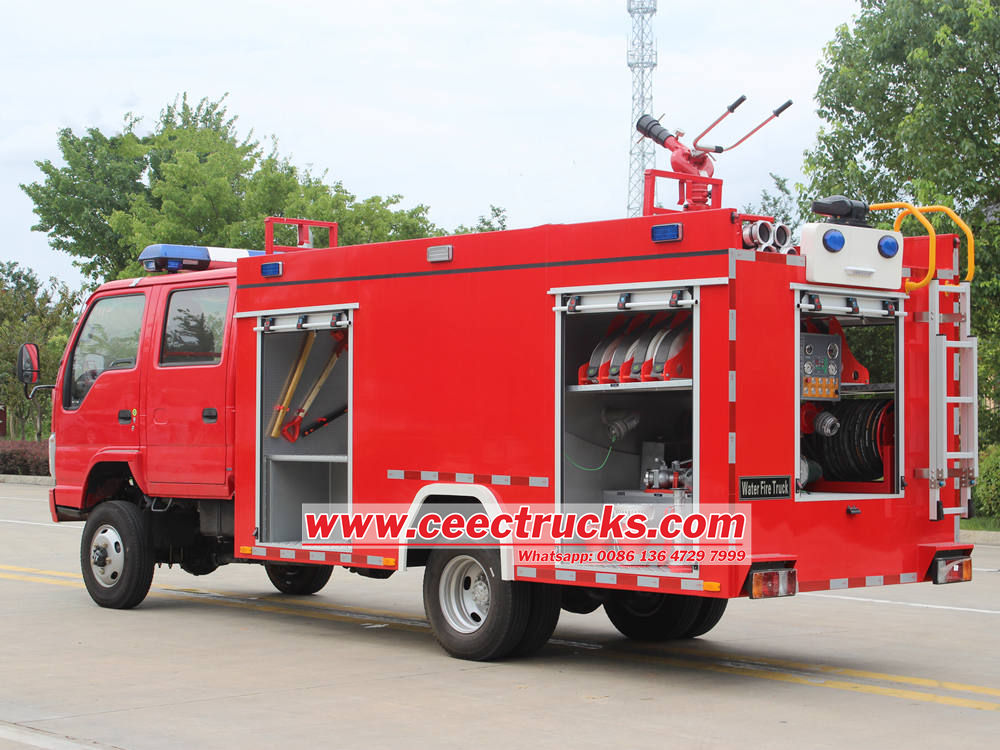Isuzu fire rescue truck