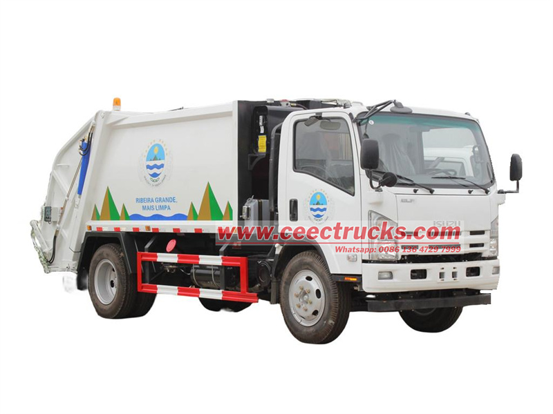 ISUZU NPR Garbage compactor truck