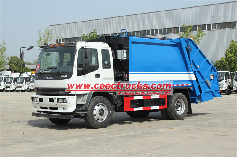 ISUZU FTR garbage compactor truck