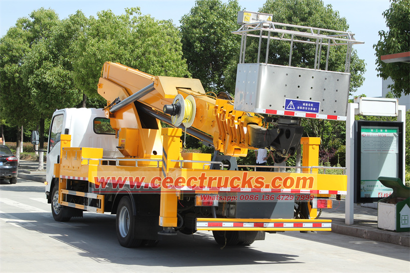 Isuzu truck mounted 29m aerial work platform