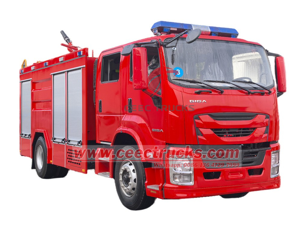 Isuzu fire truck