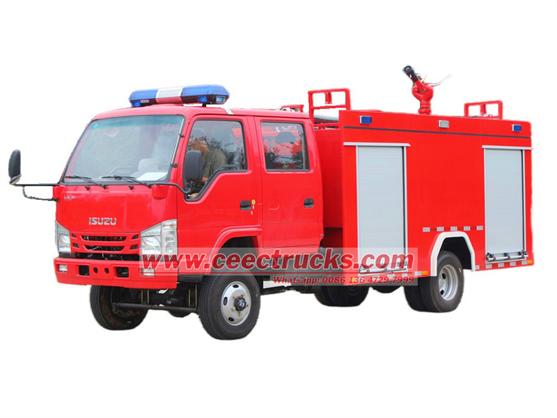 ISUZU 120HP 4x4 offroad fire truck ISUZU 120HP 4x4 offroad fire truck