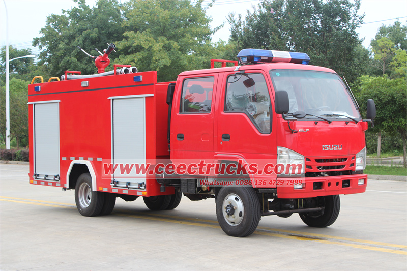 ISUZU 4x4 offroad fire fighting truck ISUZU 4x4 offroad fire fighting truck