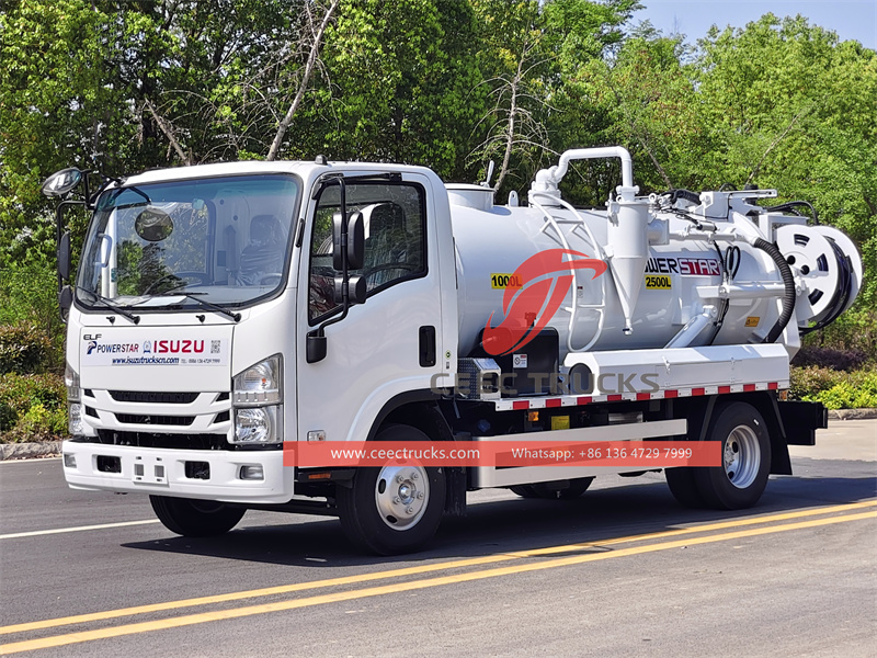 ISUZU NPR Combined Vacuum Jetting Tanker