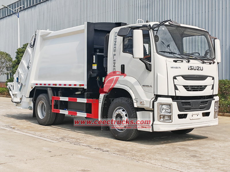 Isuzu 10cbm refuse compactor garbage truck