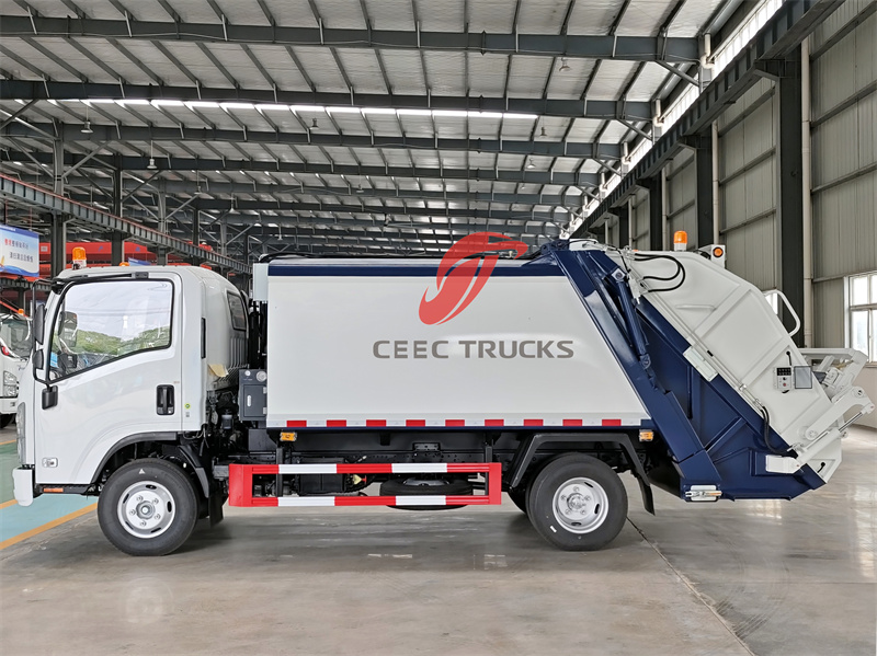 Isuzu NPR garbage compactor truck