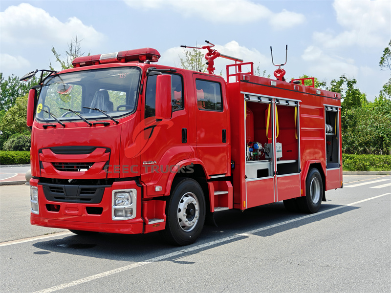 Isuzu GIGA FTR fire dry powder truck