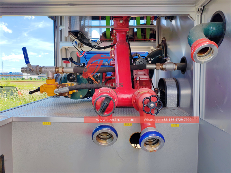 Howo 4x2 fire fighting truck